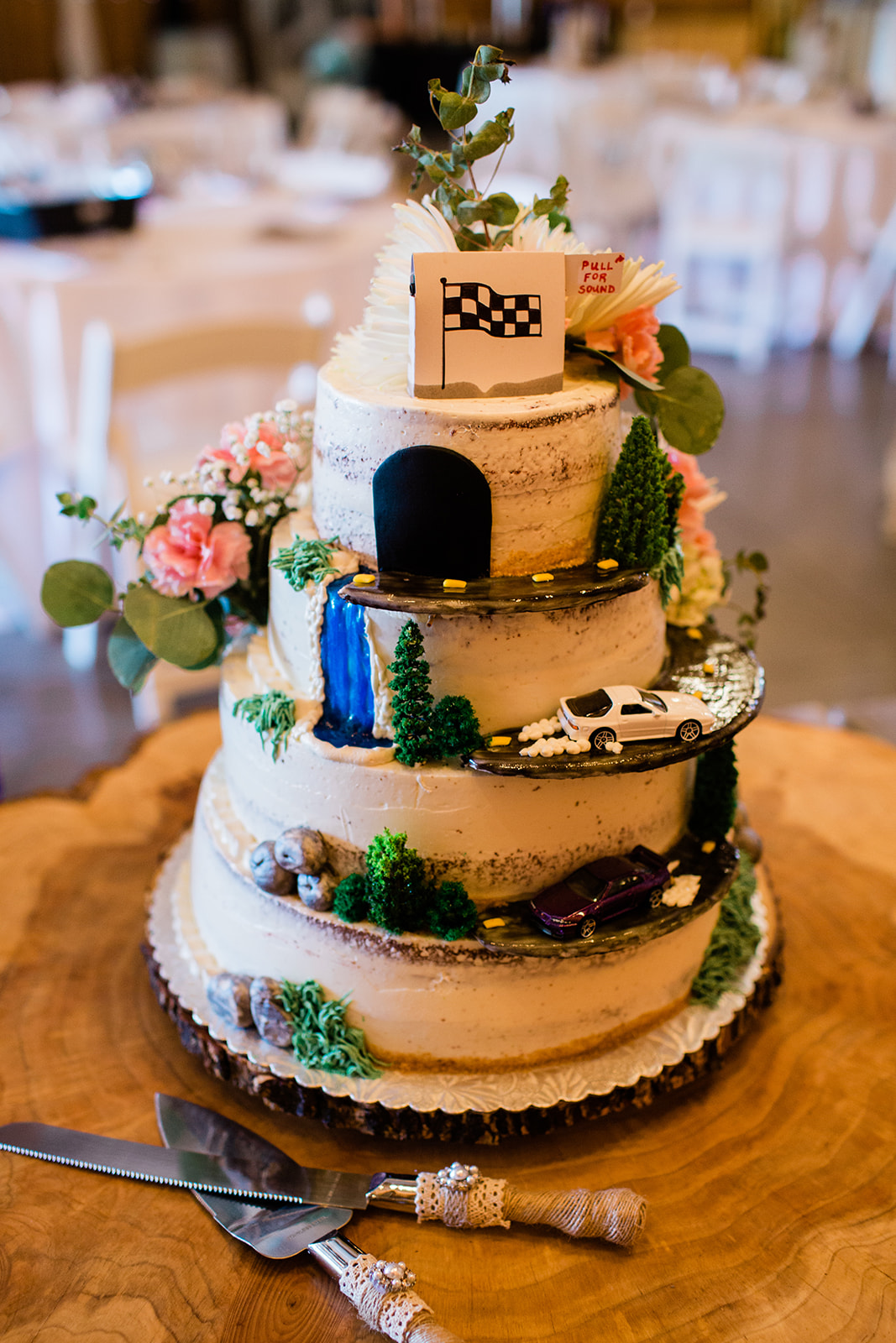 Rein Fire Ranch Wedding Cake