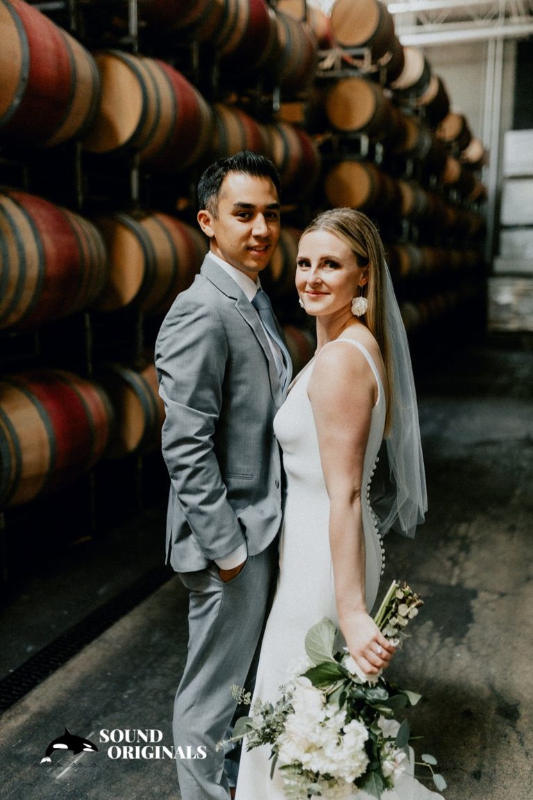 Novelty Hill Januik Winery Wedding // Beth + Chris