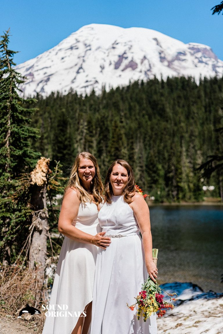 Mount Rainier National Park Wedding // Megan + Megan
