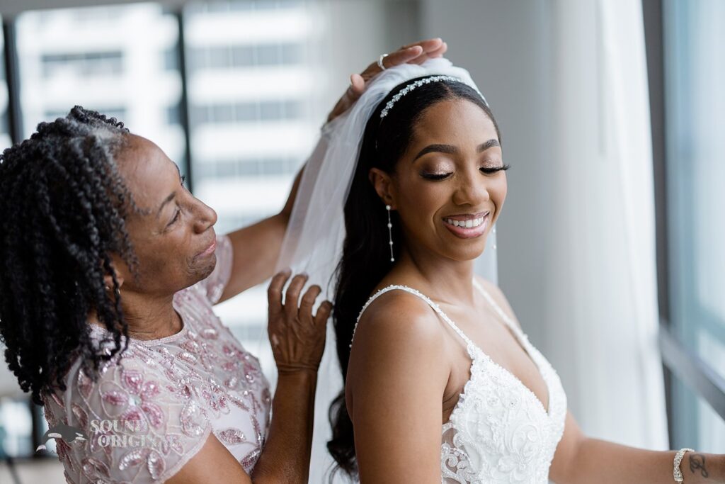 Mother and bride at Briza on the Bay Wedding