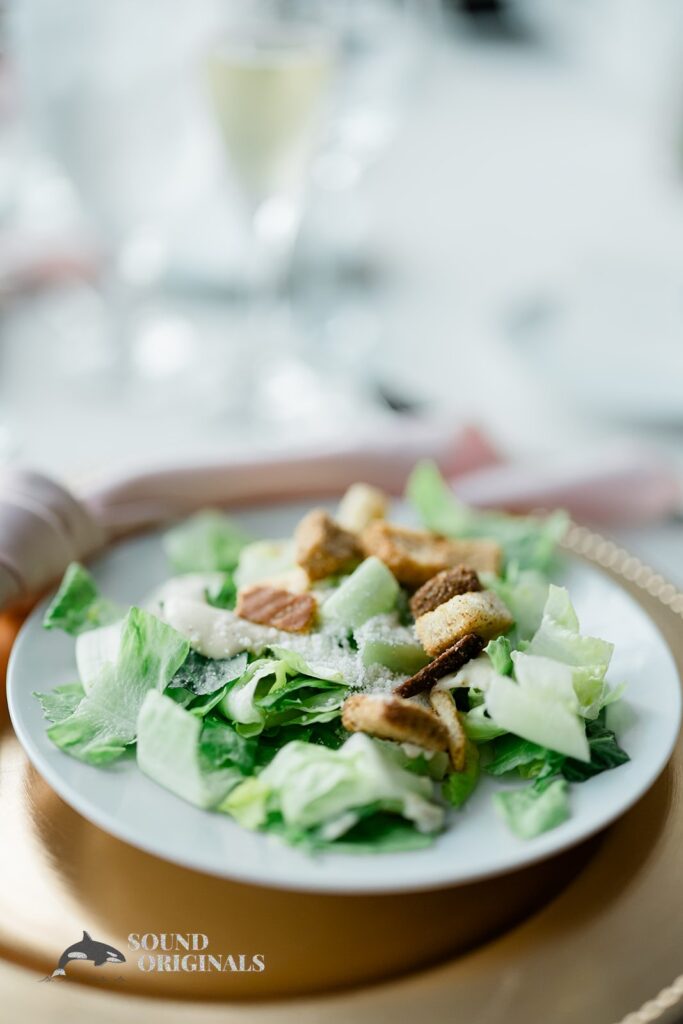 Salad for Briza on the Bay Wedding